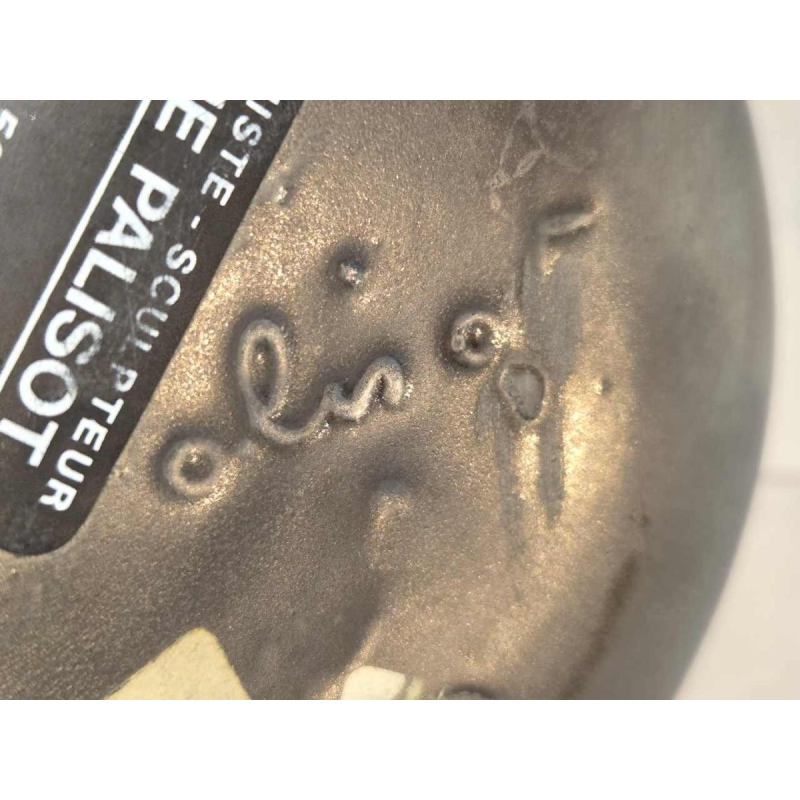 Annie Palisot, modernistische geglazuurde keramische sculptuur, ca 1970