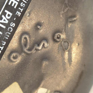 Annie Palisot, modernist glazed ceramic sculpture, ca 1970