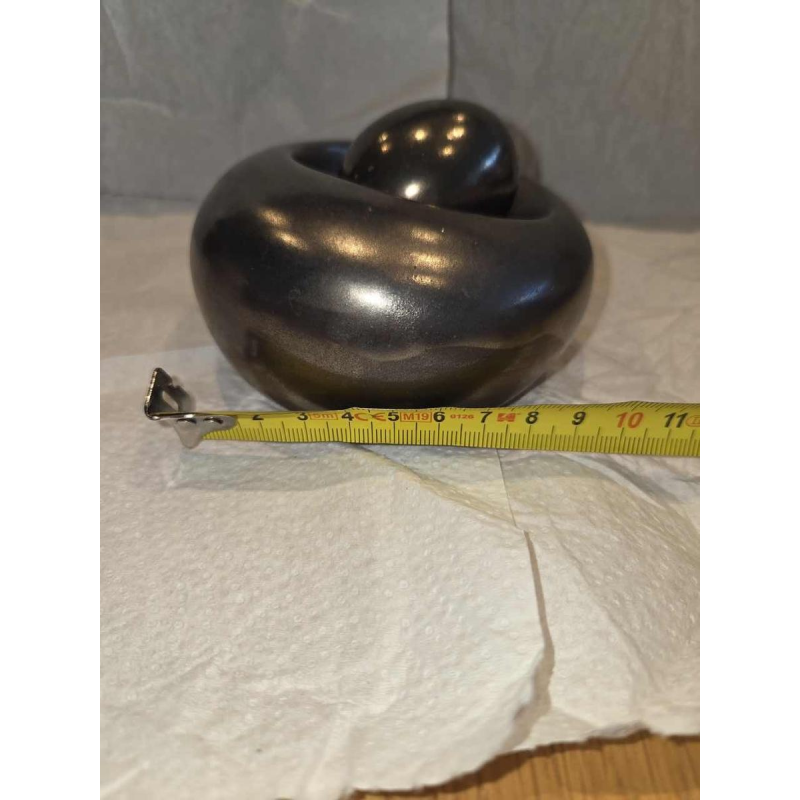 Annie Palisot, modernistische geglazuurde keramische sculptuur, ca 1970