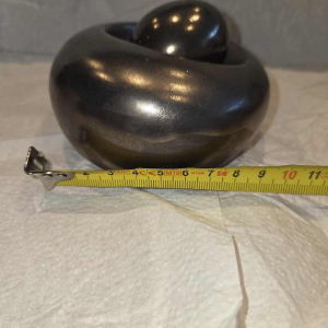 Annie Palisot, modernist glazed ceramic sculpture, ca 1970