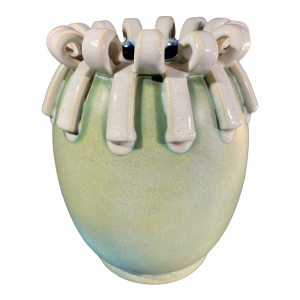 Ernest D'Hossche pour Boch Fre`res Ke´ramis BFK Studio d'Art, vase en gres D3034