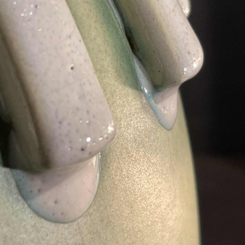 Ernest D'Hossche for Boch Frères Kéramis BFK Studio d'Art, Stoneware Vase D3034