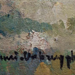 Charles Verbrugghe, Moulins in een landschap, schilderij olieverf op doek, begin 20e eeuw