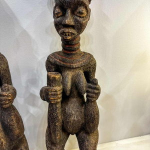 Paar Yoruba houten beelden