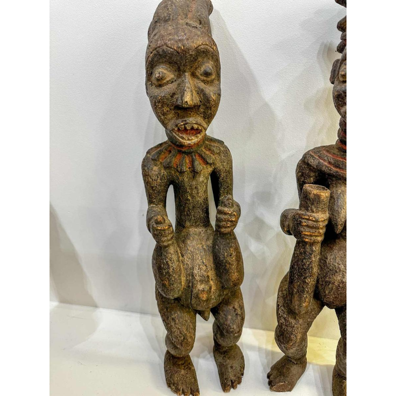 Paar Yoruba houten beelden