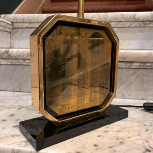 GEORGES MATHIAS voor MAHO, Tafellamp, Hollywood regentschap, ca 1970