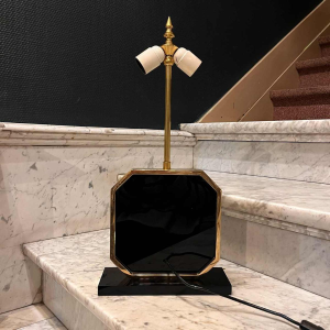 GEORGES MATHIAS for MAHO, Table lamp, Hollywood regency, ca 1970