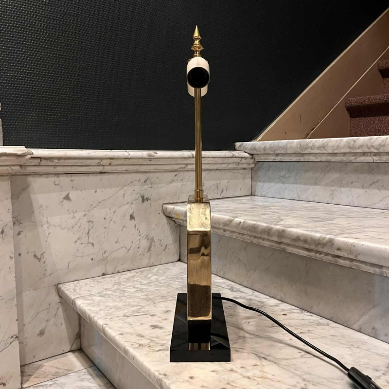 GEORGES MATHIAS pour MAHO, Lampe à poser, Hollywood regency, ca 1970