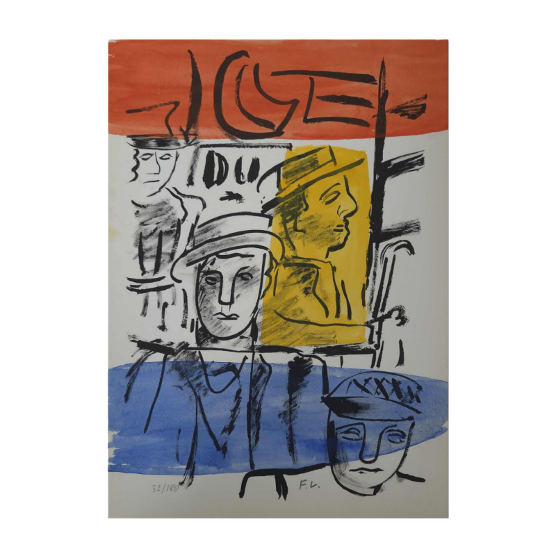 Fernand Léger, lithographie numérotée 32/180