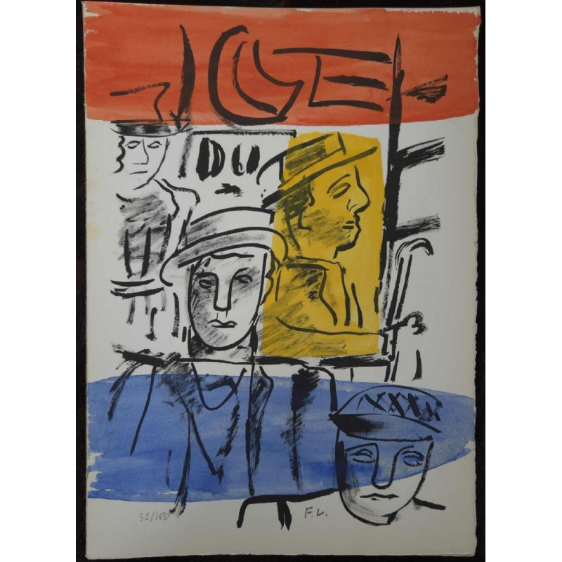 Fernand Léger, lithographie numérotée 32/180