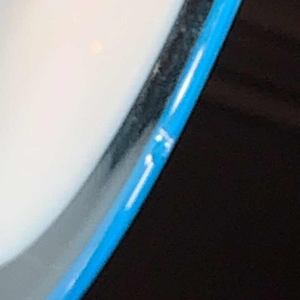 Gino Vistosi (Murano), Blue Design Chandelier, 36 glass disc plates, circa 1960