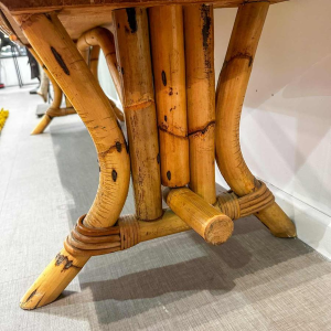 Audoux-Minnet, enfilade en bambou et rotin, ca 1970