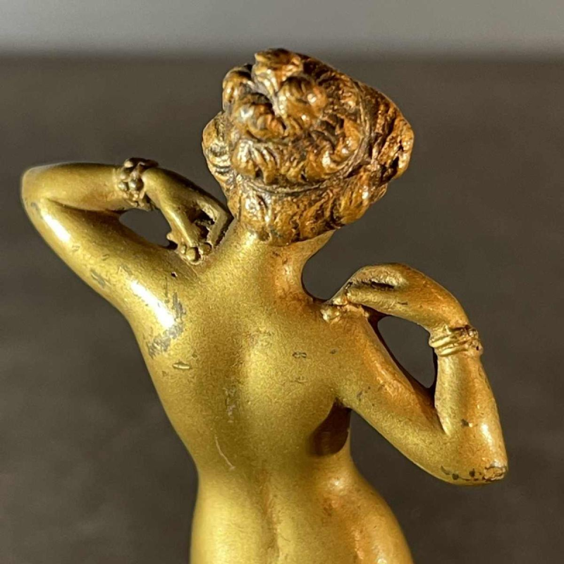 Orientalist Vienna Bronze, Sculpture "Naked Woman" 951/25 Art Nouveau, ca 1900