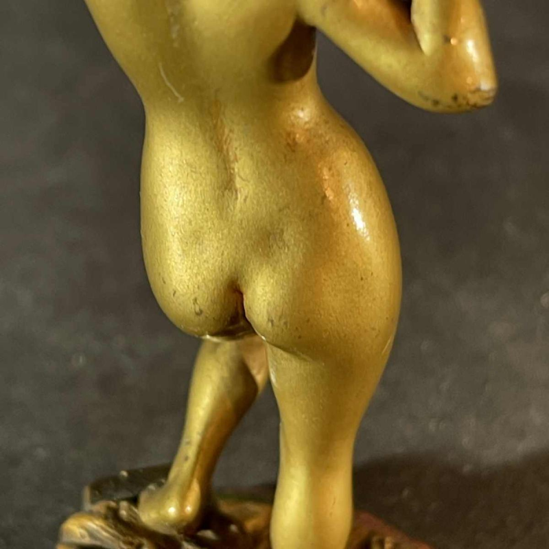 Bronze de Vienne Orientaliste, Sculpture " Femme Nue " 951/25 Art Nouveau 1900