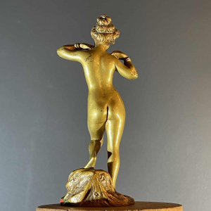 Oriëntalist Wenen Brons, Sculptuur "Naakte Vrouw" 951/25 Art Nouveau, ca 1900