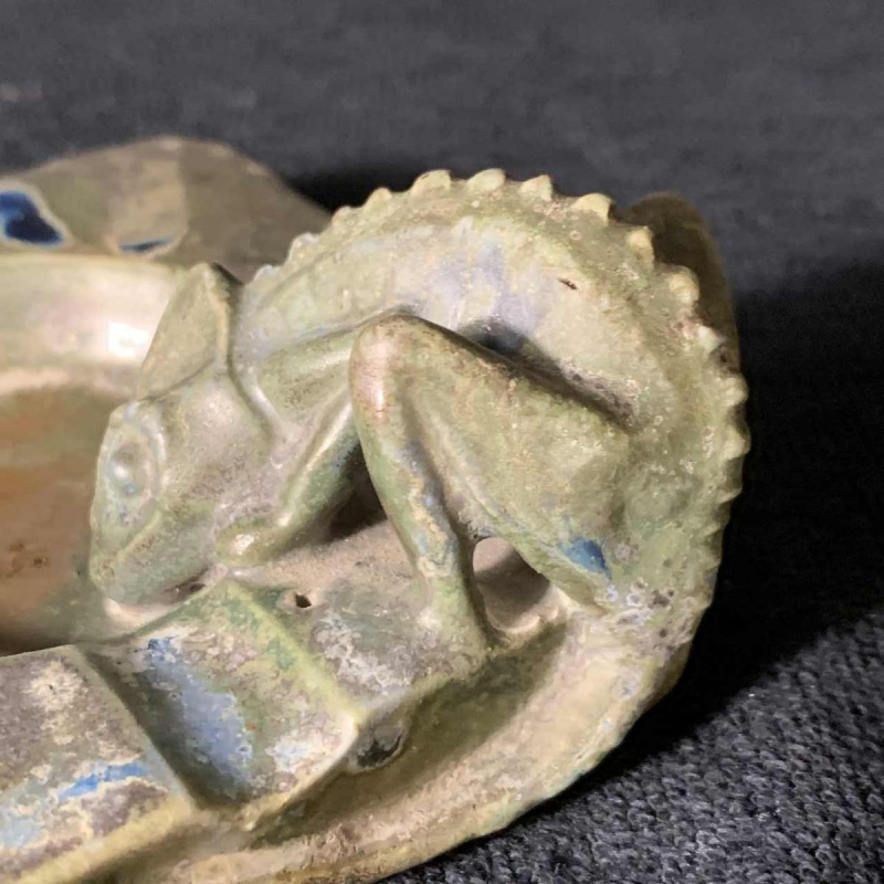 CHARLES GREBER, Steengoed Netjes, Kameleon Dier Sculptuur, ca 1930