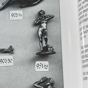 Bronze de Vienne Orientaliste, Sculpture " Femme Nue " 951/25 Art Nouveau 1900