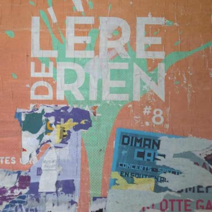 DAG, Street Art work, cut-out poster ‘L'ère de rien’, ca 2019 (The era of nothing)