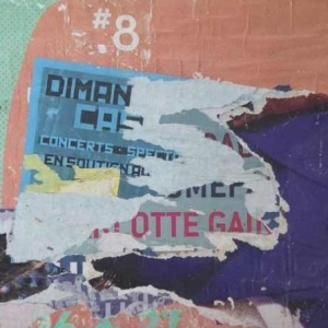 DAG, Street Art work, cut-out poster ‘L'ère de rien’, ca 2019 (The era of nothing)