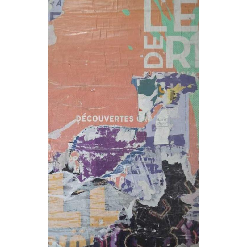DAG, Street Art work, cut-out poster ‘L'ère de rien’, ca 2019 (The era of nothing)