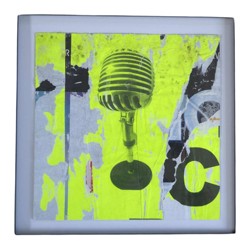 DAG, oeuvre Street Art, papier affiche déchirée, 2023