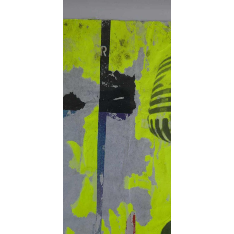 DAG, oeuvre Street Art, papier affiche déchirée, 2023