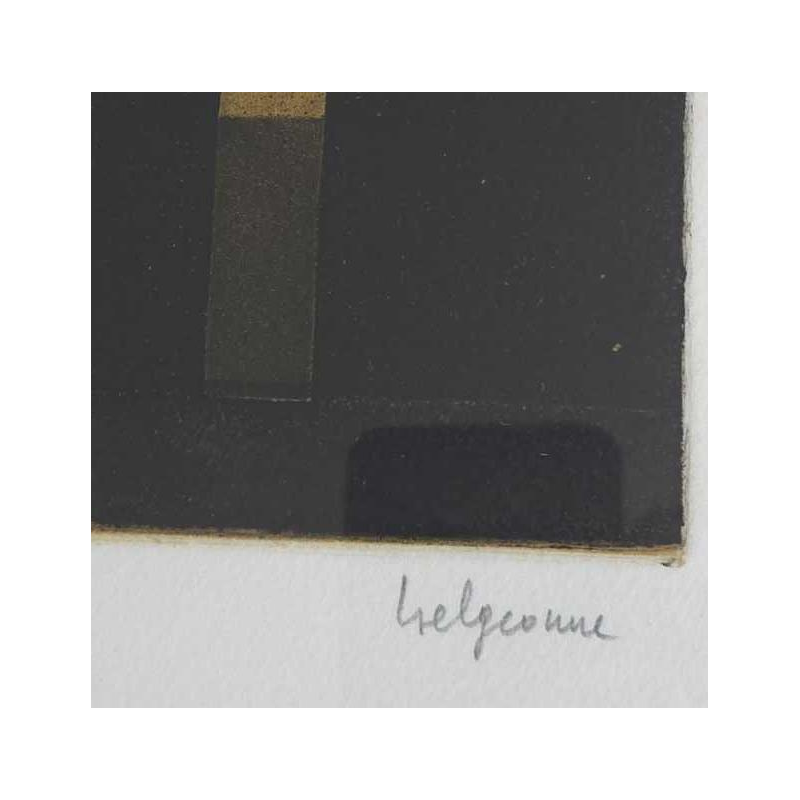 Gabriel Belgeonne “Club“ sérigraphie sur papier numérotée IX / XII, ca 1980