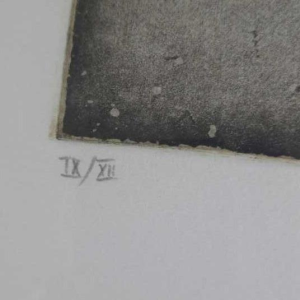 Gabriel Belgeonne “Club” zeefdruk op papier genummerd IX / XII, ca 1980