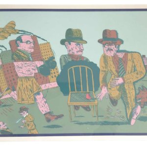 Antonio Seguí, sérigraphie sur papier 32/80, 1981