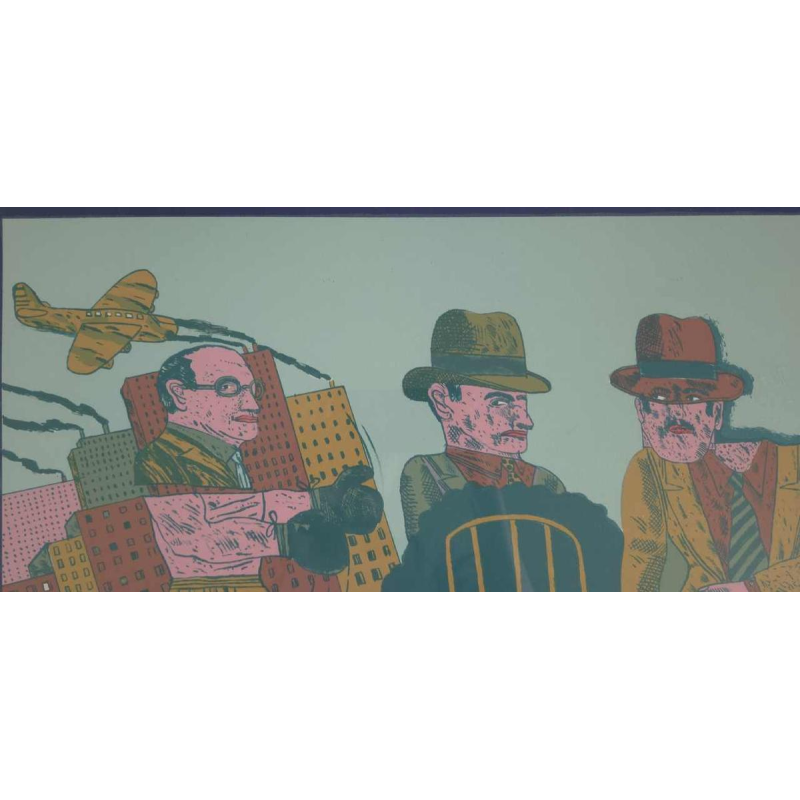 Antonio Seguí, sérigraphie sur papier 32/80, 1981