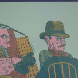 Antonio Seguí, silkscreen on paper 32/80, 1981