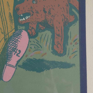 Antonio Seguí, silkscreen on paper 32/80, 1981