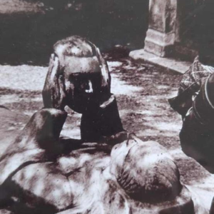 Helmut Newton, photo argentique noir et blanc, ca 1995