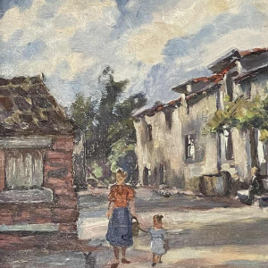 Émile ROULIN « Vieille maison à Halloy (Ciney) »