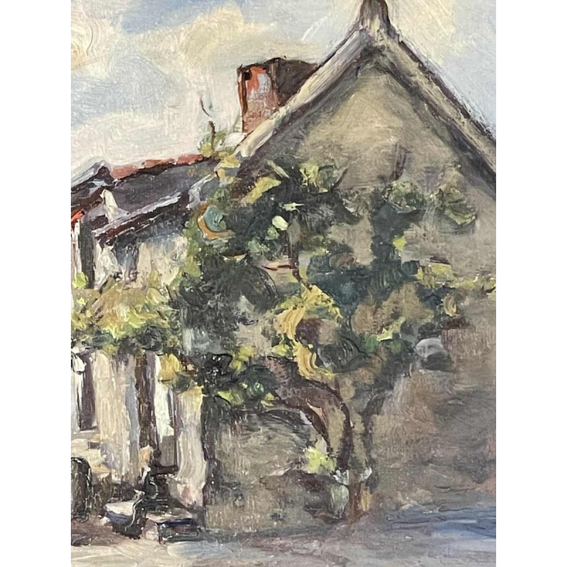 Émile ROULIN « Vieille maison à Halloy (Ciney) »