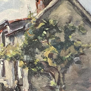 Émile ROULIN « Vieille maison à Halloy (Ciney) »