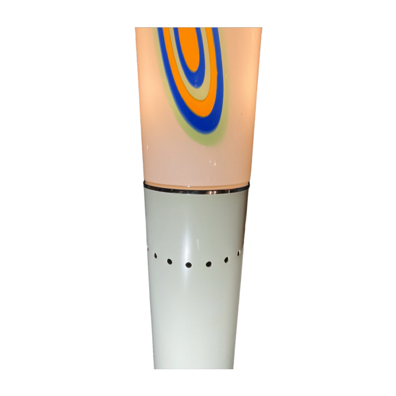 ALESSANDRO PIANON voor VISTOSI Murano, staande lamp, Murrina glas, ca 1970