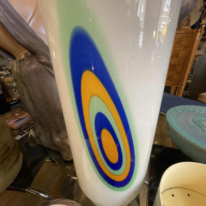 ALESSANDRO PIANON pour VISTOSI Murano, lampe lampadaire, verre Murrina, ca 1970