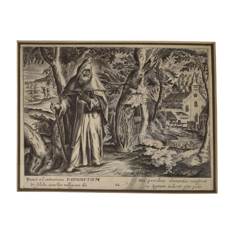 Ensemble de 4 gravures sur papier, XVIIe s et XIXe s