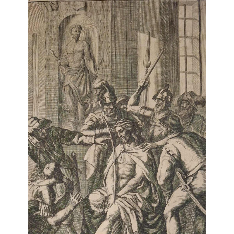 Ensemble de 4 gravures sur papier, XVIIe s et XIXe s