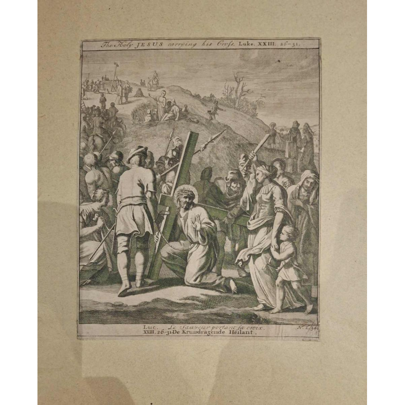 Ensemble de 4 gravures sur papier, XVIIe s et XIXe s