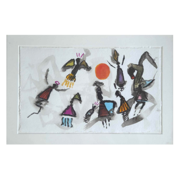 Joaquim Hernandez Dispaux, watercolour on paper 2019