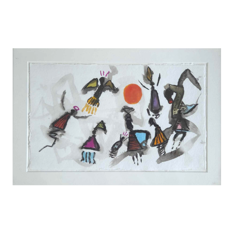 Joaquim Hernandez Dispaux, aquarelle sur papier 2019