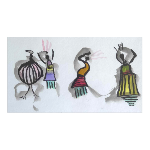 Joaquim Hernandez Dispaux, watercolour on paper, 21st c