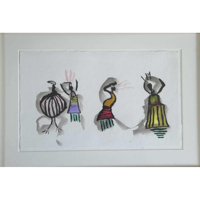 Joaquim Hernandez Dispaux, aquarelle sur papier, XXIe s