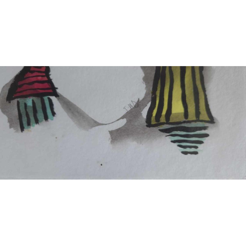 Joaquim Hernandez Dispaux, aquarelle sur papier, XXIe s