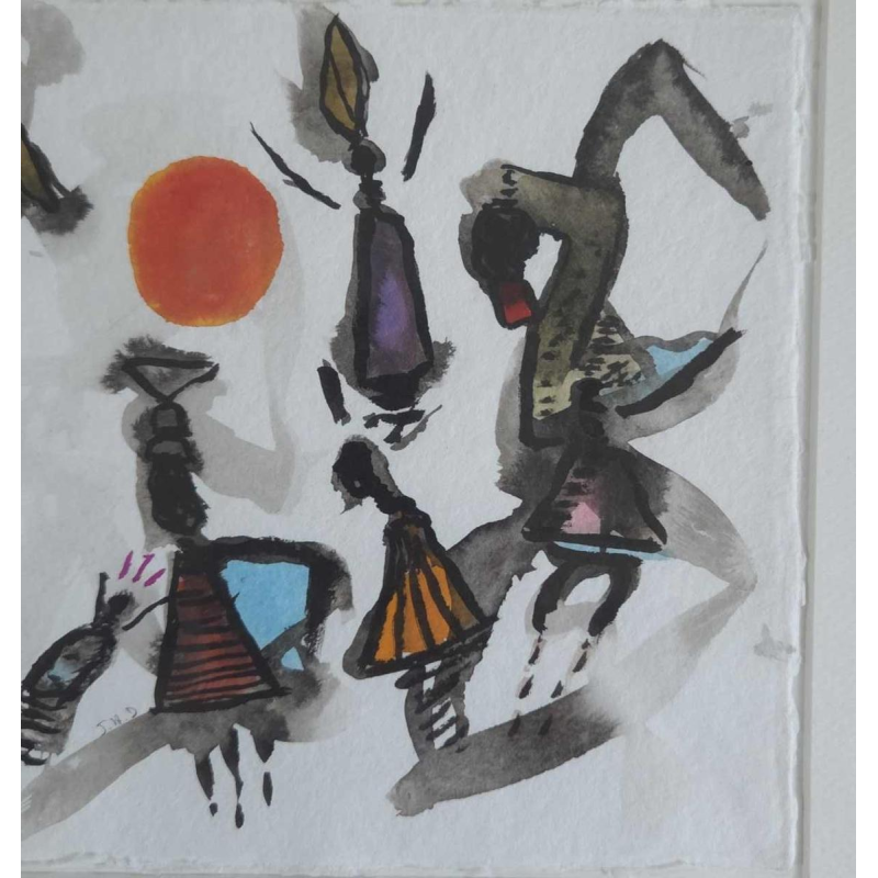 Joaquim Hernandez Dispaux, aquarelle sur papier 2019