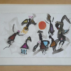 Joaquim Hernandez Dispaux, watercolour on paper 2019