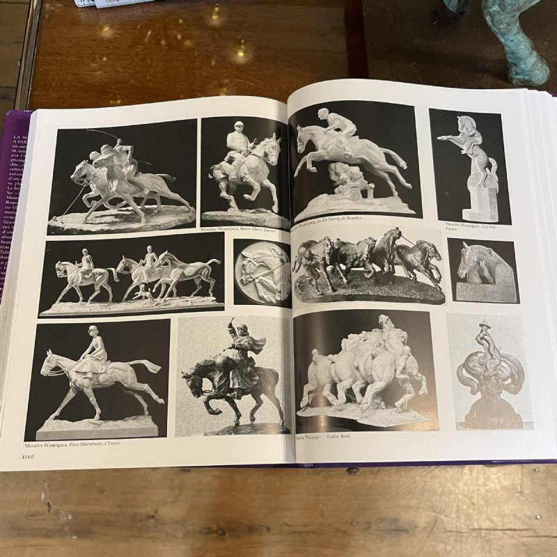 MAURICE WAUCQUEZ ‘Repos’ mare and foal, Art Deco terracotta equestrian sculpture, circa 1935