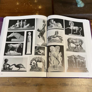 MAURICE WAUCQUEZ ‘Repos’ mare and foal, Art Deco terracotta equestrian sculpture, circa 1935